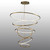 Brass Ring 6 Light LED Pendant Chandelier-2