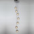 Space Bubble Spherical Clear Glass 7 Light LED Cluster Chandelier-4