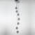 Space Bubble Spherical Clear Glass 7 Light LED Cluster Chandelier-3