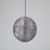 Space Bubble Spherical Clear Glass 14 Light LED Cluster Chandelier-3