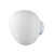 Globo White Glass Wall Light