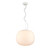 Glow Plump White Glass Pendant Light