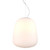 Glow Slender White Glass Pendant Light