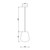 Glow Slender White Glass Pendant Light-2