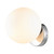 Juke White Orb Chrome Wall Sconce-1