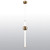 Saber Round Brass Axis Pendant Light-2