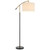 Beirut Gold Black Arc Floor Lamp