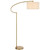 Charlemagne Antique Gold Arc Floor Lamp