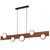 Cusco Walnut Wood Tones Long Pendant Light-2