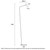 Bormio White Dimmable LED Floor Lamp-4