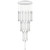 Corto 37 Tube Lights Chrome Drop Chandelier-1 Corto 37 Tube Lights Chrome Drop Chandelier-1