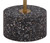 Ortega Black Terrazzo Gold Dome Floor Lamp-4