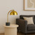 Ortega Black Terrazzo Gold Dome Table Lamp-1