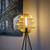 Mesh Golden Wire Tripod Floor Lamp-2