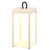 Vestland Beige Portable and Rechargeable Table Lamp