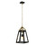 Lawrence Black Gold Modern Farmhouse Solo Light Pendant