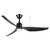 Genoa 50 Matt Black Smart DC Ceiling Fan with LED Light