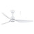 Genoa 50 Matt White Smart DC Ceiling Fan with LED Light