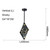 Diamond Smoke Vertical Star LED Pendant Light-4