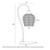 Aurora White Chrome Tulip Table Lamp-3