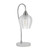 Aurora White Chrome Tulip Table Lamp-2