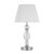 Calabar Chrome Pleated White Shade Table Lamp-2