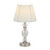 Calabar Chrome Pleated White Shade Table Lamp-3