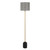 Lethbridge Black Grey Club Floor Lamp