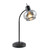 Monrovia Matt Black Glass Table Lamp