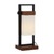 Overland Black Walnut Wood Angular Table Lamp-1
