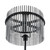 Quincy Smoke Glass Black Floor Lamp-2