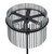 Quincy Smoke Glass Black Floor Lamp-3
