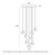 Sparks Chrome Nonuple Lights Cluster Pendant-5 Sparks Chrome Nonuple Lights Cluster Pendant-5