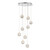 Sparks Chrome Nonuple Lights Cluster Pendant Sparks Chrome Nonuple Lights Cluster Pendant