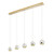 Sparks Gold Quintuple Lights Bar Pendant-2