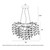 Merida Chrome Crystal Statement Pendant Light-8