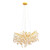 Merida Golden Crystal Statement Pendant Light-2