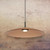 Orilla Wide Brown Glass Dome Pendant Light-1