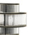 Frontera Black Fluted Glass Tiered Wall Light-5