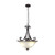 Ganymede Frosted Glass Bronze Pendant Light-1