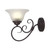 Ganymede Frosted Glass Bronze Up Wall Light-1