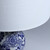 Adira Blue White Floral Ceramic Table Lamp-3