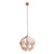 Bolu Polygonal Copper Mesh Pendant Light