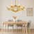 Roman 8 Light Gold Chandelier