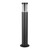 Carrington Black Modern Bollard Light