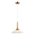 Discia White Gold Wide Dome Pendant Light-3