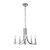 Corrine 5 Light Satin Chrome Candle Chandelier-1