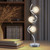 Gordon 3 Light Shiny Chrome Crystal Table Lamp-7