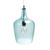 Marsha Blue Dimpled Wine Glass Pendant