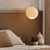 Orb Air Old Brass Frosted Glass Ball LED Pendant-4